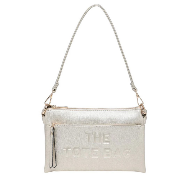 Tote shoulder gold