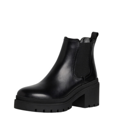 Tamaris - Black Leather Chelsea Boot 25459-41